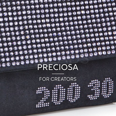 Preciosa® Crystal Hotfix Flatback Stones Y-PRC-HSS8-00030-244-1