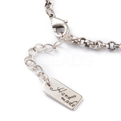Brass Figaro Chain Bracelets BJEW-H537-01AS-1
