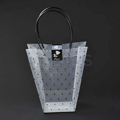 Transparent PVC Gift Bag with Handle ABAG-A004-01C-1