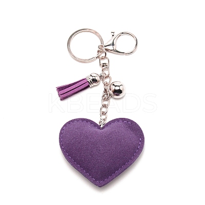 Alloy Rhinestone Keychain AJEW-WH0245-48-1