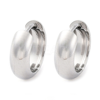 316 Surgical Stainless Steel Creoles Hoop Earrings for Women EJEW-G429-01A-P-1