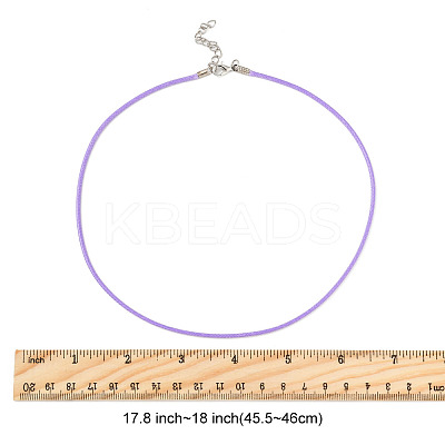 36Pcs 6 Colors Waxed Cord Necklace Making NCOR-FS0001-04-1