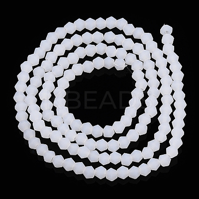 Imitation Jade Frosted Glass Bead Strands EGLA-A039-J2mm-MD06-1