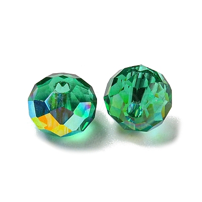 Electroplate Glass Beads EGLA-Z004-01A-08-1