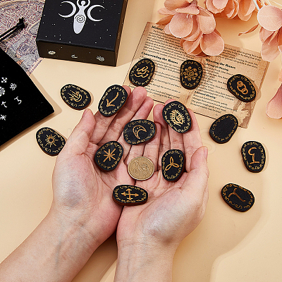 Wood Witch Runes AJEW-DC0002-03-1