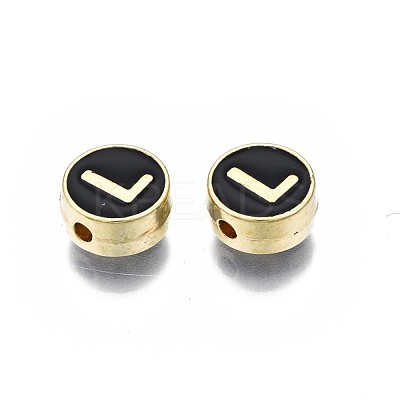 Alloy Enamel Beads ENAM-N052-006-02L-RS-1