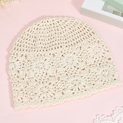 Acrylic Fiber Hand Woven Hat AJEW-WH20019-51-1