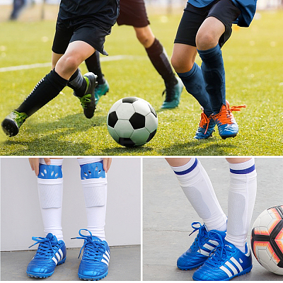 3Sets 3 Colors Plastic Shin Guard AJEW-AR0001-48-1
