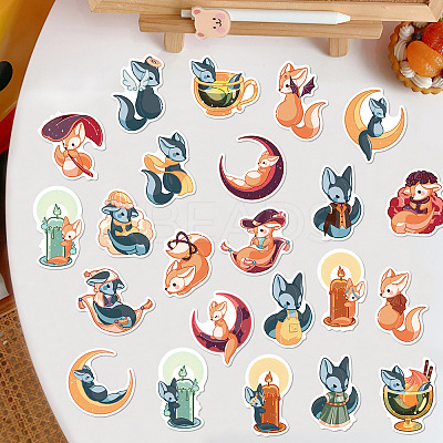 Fox Paper Stickers Set X-DIY-M031-41-1