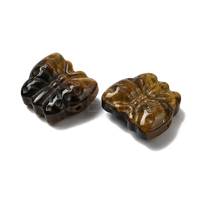 Natural Tiger Eye Carved Beads G-L636-B02-01-1