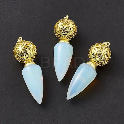 Natural & Synthetic Mixed Stone Big Pendants G-H281-07G-1