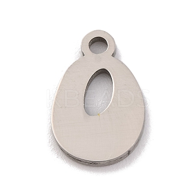 Non-Tarnish 201 Stainless Steel Charms STAS-U016-01P-O-1