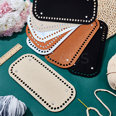 8Pcs 4 Colors Rectangle Felt Bag Bottom FIND-PH0024-17B-1