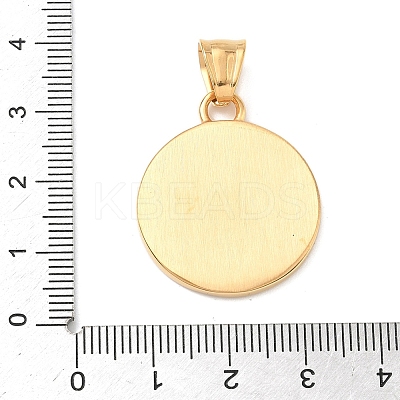 304 Stainless Steel Pendants STAS-D207-07G-1