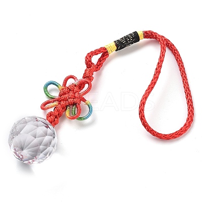 Glass Round Ball Hanging Ornaments LS-HJEW-Z006-01G-1