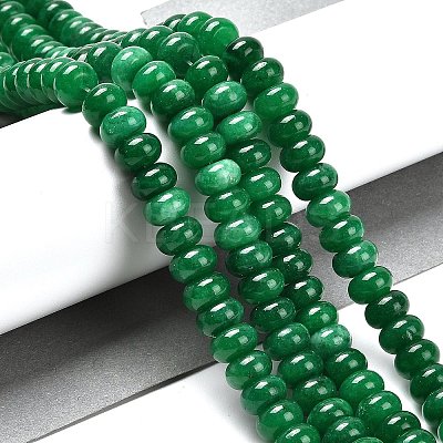 Dyed Natural White Jade Beads Strands G-G107-A05-01-1