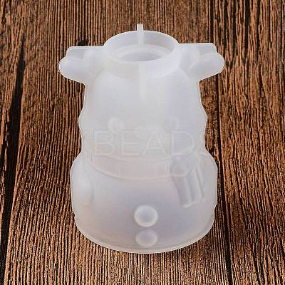 Christmas DIY Candle Holder Silicone Statue Molds DIY-F141-01B-1