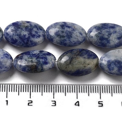Natural Blue Spot Jasper Beads Strands G-P528-M26-01-1