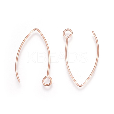 Ion Plating(IP) 304 Stainless Steel Earring Hooks X-STAS-L216-03A-RG-1