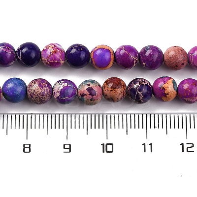Dyed Natural Regalite/Imperial Jasper/Sea Sediment Jasper Beads Strands G-B124-C02-09-1