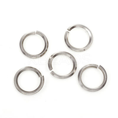 Tarnish Resistant 304 Stainless Steel Open Jump Rings STAS-G224-22P-06-1