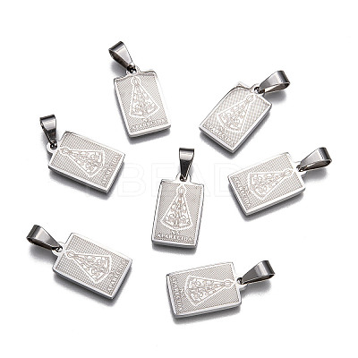 Non-Tarnish 304 Stainless Steel Pendants LS-STAS-M245-22P-1