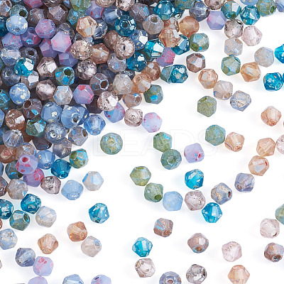 Picasso Baking Paint Glass Seed Beads SEED-TA0001-62N-1