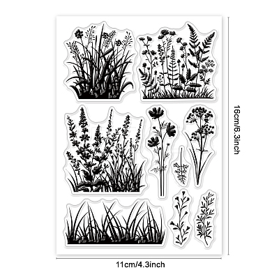 Custom Summer Theme PVC Plastic Clear Stamps DIY-WH0631-0219-1