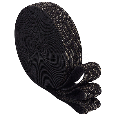 5 Yards Embroidery Flat Polyester Elastic Cord/Band OCOR-WH0016-10D-1