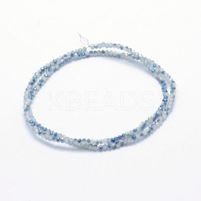 Electroplate Glass Beads Strands EGLA-J144-HP-C05-1
