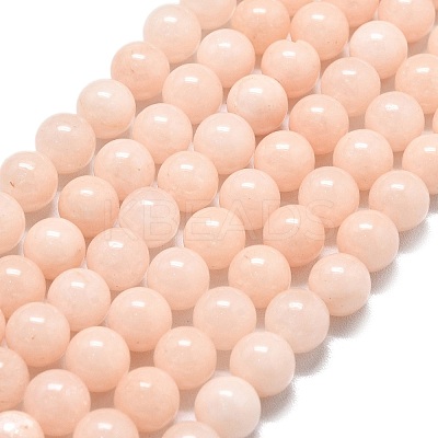 Natural Malaysia Jade Beads Strands G-L645-A01-8mm-14-1