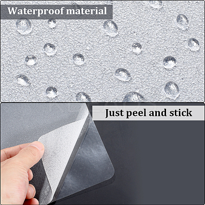 8Pcs 2 Styles PEVA Rubber Anti-Slip Hexagonal Phone Grip Tape Stickers for Phones AJEW-SP0002-64A-01-1