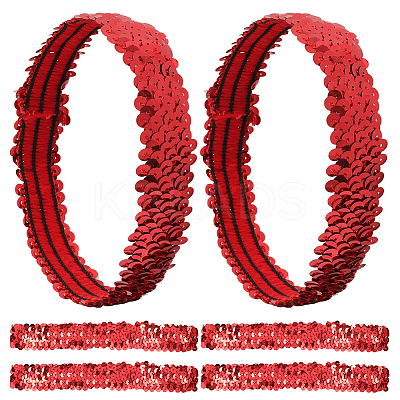 Wide Stretch Sparkling Headband OHAR-WH0001-07D-1