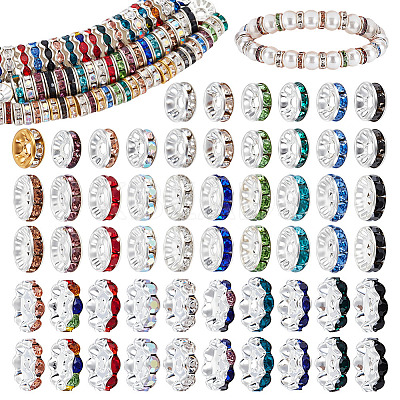260Pcs 3 Style Zinc Alloy Spacer Beads FIND-GA0007-07-1