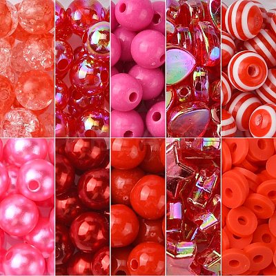Valentine's Day DIY Beads Jewelry Making Finding Kit DIY-CJ0002-29-1