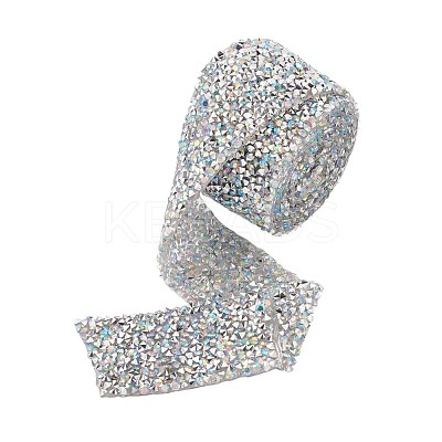 Glitter Resin Hotfix Rhinestone(Hot Melt Adhesive On The Back) OCOR-TAC0004-D-01-1