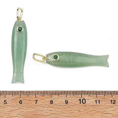 Natural Green Aventurine Carved Pendants GG-CBA8D06-01G-07-1