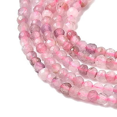 Natural Plum Blossom Tourmaline Beads Strands X-G-C266-A01-2mm-1