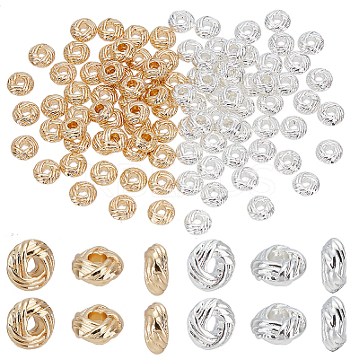 100Pcs 2 Colors Alloy Beads FIND-PH0008-58-1