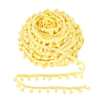 Nylon Pom Pom Ball Tassel Lace Ribbon DIY-WH0580-31A-1