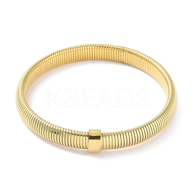 PVD Vacuum Plating 304 Stainless Steel Bangles BJEW-G700-02G-1
