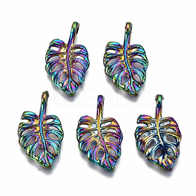 Rainbow Color Alloy Pendants PALLOY-S180-073-RS-1