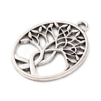 Tibetan Style Alloy Pendants FIND-A053-05A-AS-1