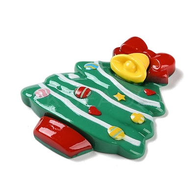 Christmas Theme Opaque Resin Cabochons LS-RESI-F053-A06-1