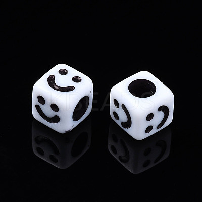 Opaque Acrylic Beads SACR-S273-43-1