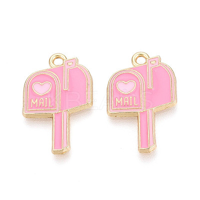 Alloy Enamel Pendants ENAM-T024-11B-G-1