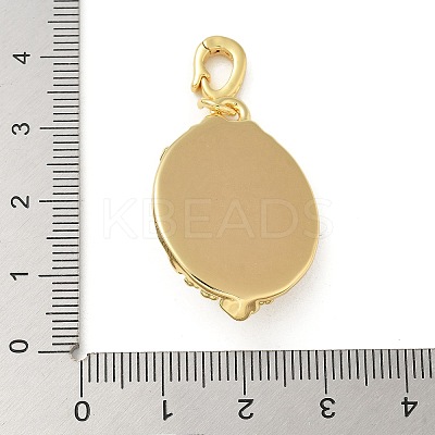 Brass Pendants KK-R210-07G-01-1
