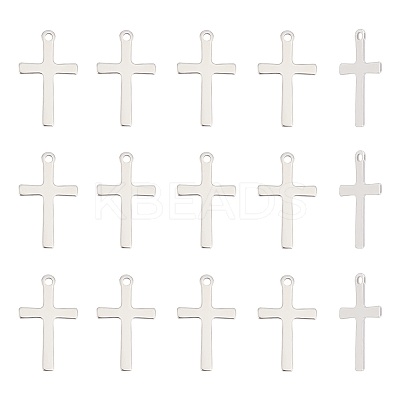50Pcs 201 Stainless Steel Pendants STAS-UN0045-37P-1