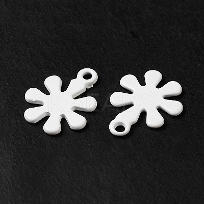 Spray Painted 201 Stainless Steel Charms STAS-I672-10B-1