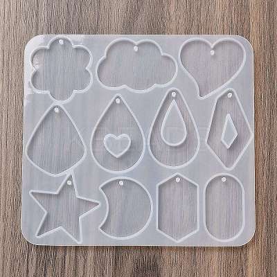 Geometric Earrings Pendants DIY Silicone Mold DIY-Q033-01B-1